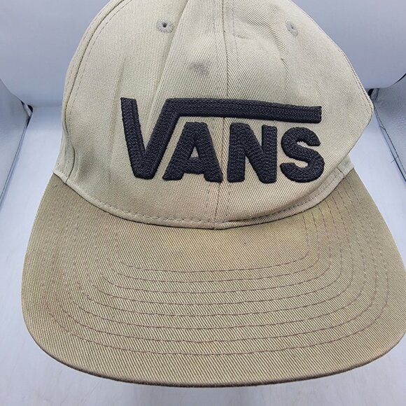 VANS Drop V II Beige Snapback Hat Casual Outdoors Adjustable Lightweight - Picture 9 of 9